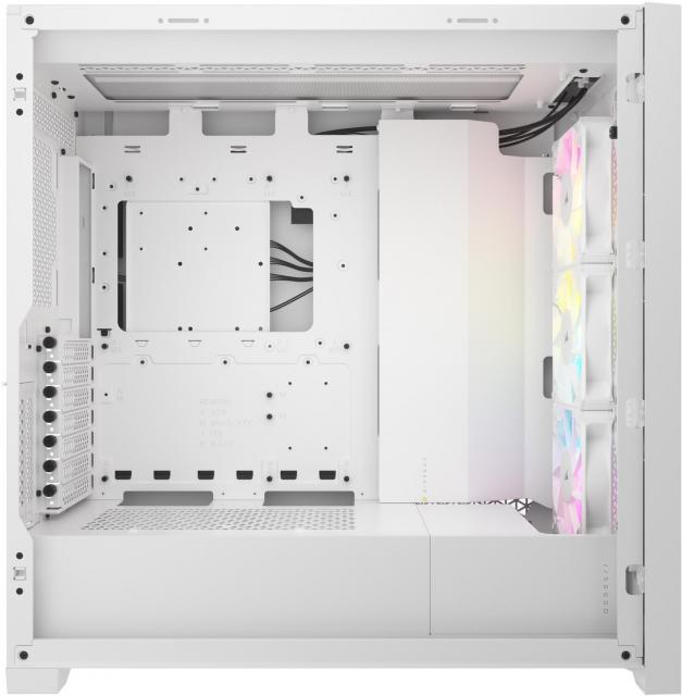 Case Corsair iCUE 5000D RGB Airflow Mid Tower, Tempered Glass, White 