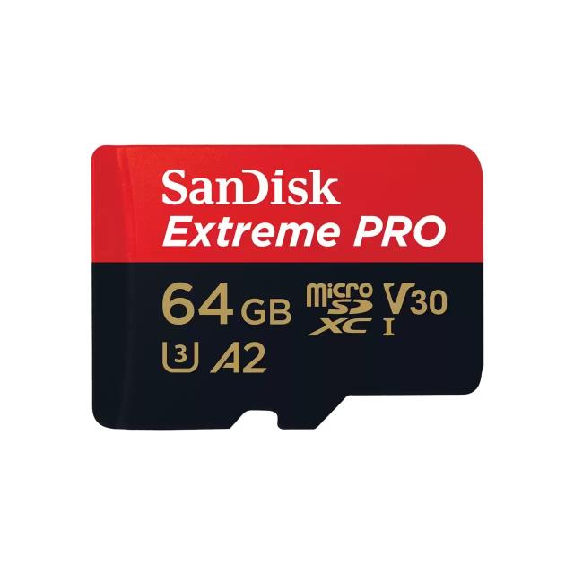 Карта памет SANDISK Extreme PRO microSDXC, 64GB 