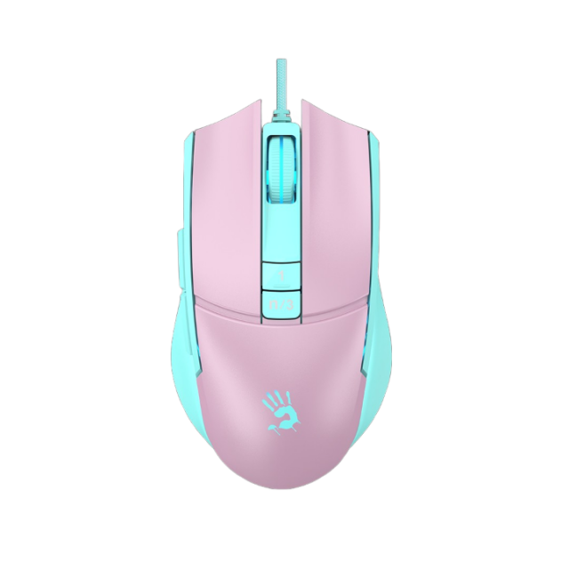 A4tech Gaming mouse  bloody L65 Max, 12000 cpi, Sky Pink 