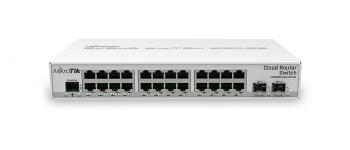 Суич Mikrotik CRS326-24G-2S+IN, 24xGigabit LAN, 2xSFP+ cages