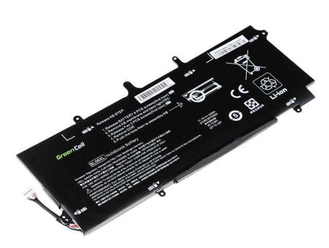 Батерия за лаптоп GREEN CELL, HP EliteBook Folio 1040, G1, G2, 11.1V, 3100mAh 