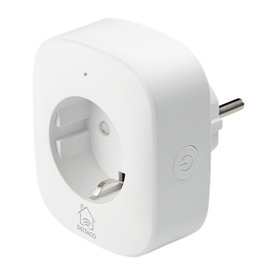 DELTACO SMART HOME power switch, WiFi 2.4GHz 