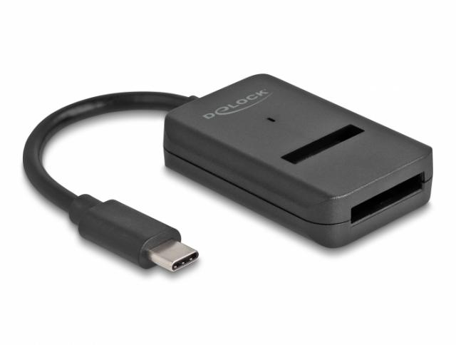 Конвертор Delock, USB-C - M.2 NVMe PCIe / SATA SSD, 10 Gbps 