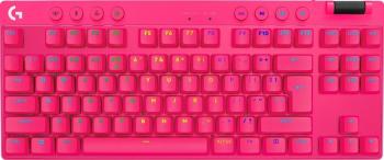 Gaming Mechanical keyboard Logitech G Pro X TKL Lightspeed Tactile Switch, Magenta