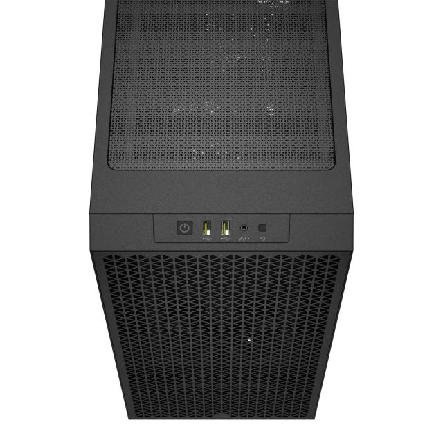 Case Corsair 3000D Airflow Mid Tower, Tempered Glass, Black 