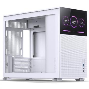 Case Jonsbo D31 Mesh Screen TG, mATX, White