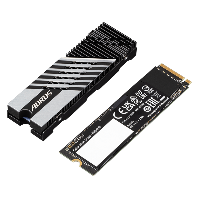 SSD Gigabyte AORUS 7300, 2TB, NVMe, PCIe Gen4 SSD 