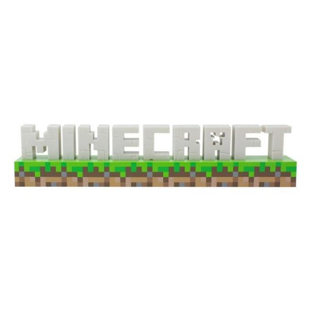 Статуетка Paladone Minecraft Logo Light 