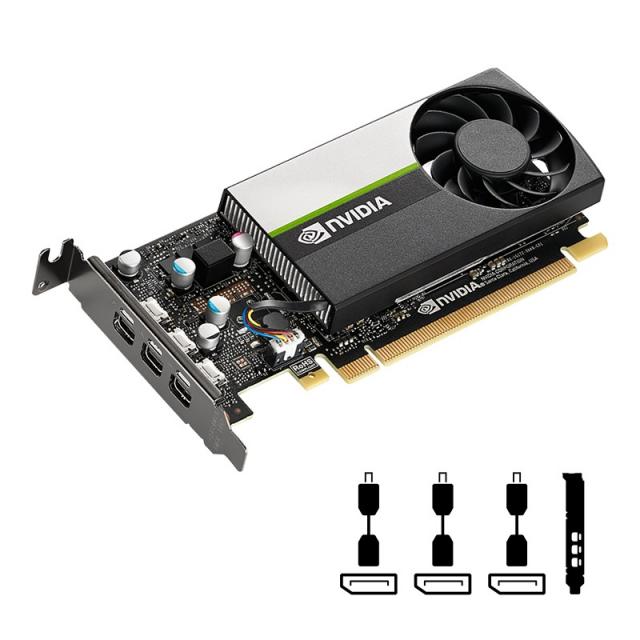 Graphic card PNY NVIDIA Quadro T400, 4GB, GDDR6, 64 bit, mini DisplayPort 