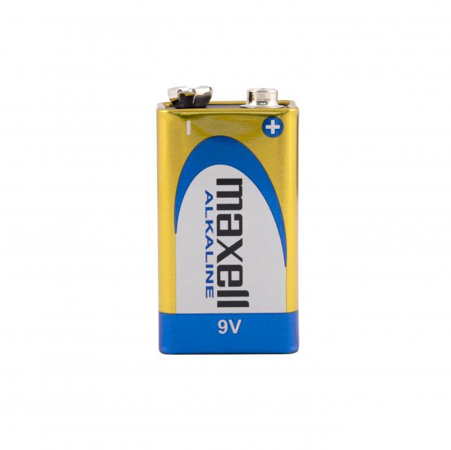 Алкална батерия MAXELL 6LF22 /6LR61/ /9V/ 1 бр., 12 бр/кут. 