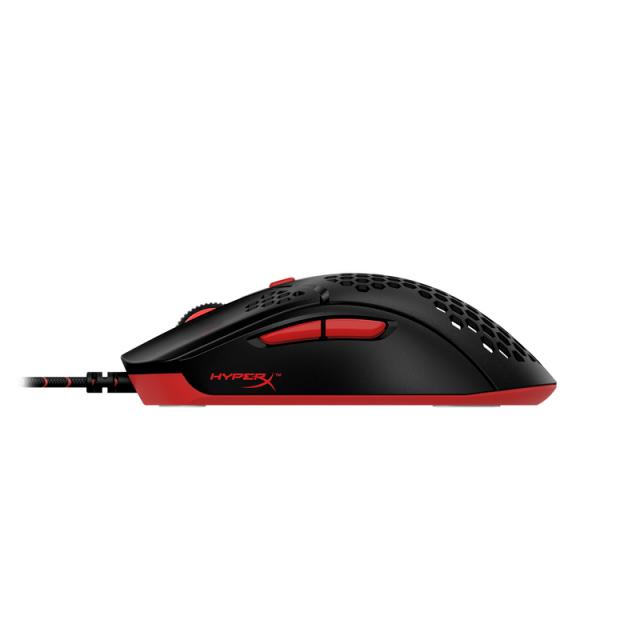 Геймърска мишка HyperX Pulsefire Haste, RGB, USB 2.0, Черен/Червен 