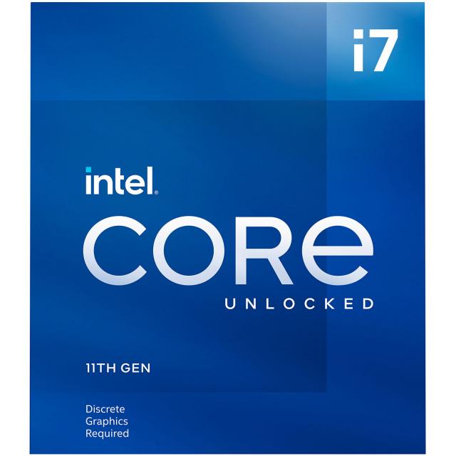 Процесор Intel Rocket Lake Core i7-11700KF, 8 Cores, 3.60Ghz, 16MB, 125W, LGA1200, BOX 