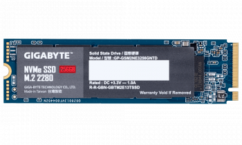 SSD Gigabyte M.2 NVMe PCIe Gen 3 SSD 256GB