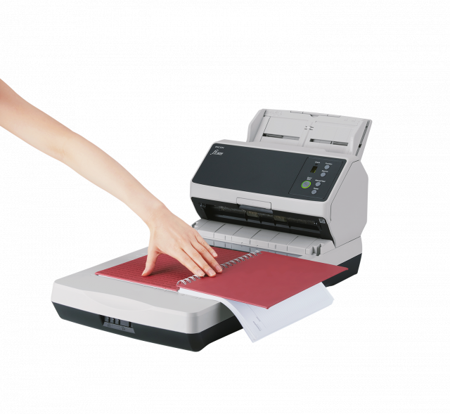 Document Scanner Ricoh fi-8250, Flatbed, A4, USB 3.2 gen1, ADF 100 pages 