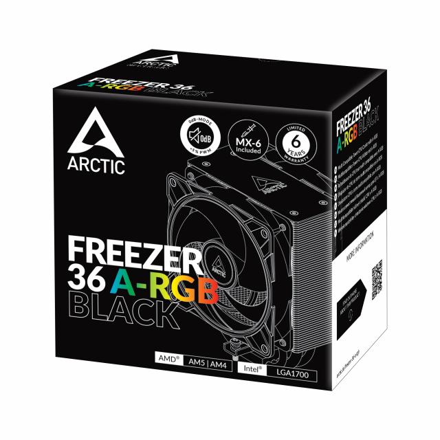 Охладител  ARCTIC Freezer 36 A-RGB Black - ACFRE00124A 