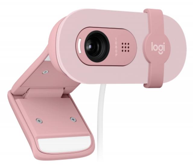 Web Cam with microphone Logitech BRIO 100, Full-HD, USB-A, Rose 