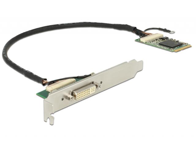 Адаптер Delock, PCIe към DVI-I 