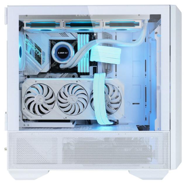 Кутия Lian-Li LANCOOL III Mid-Tower, Tempered Glass, Бяла 