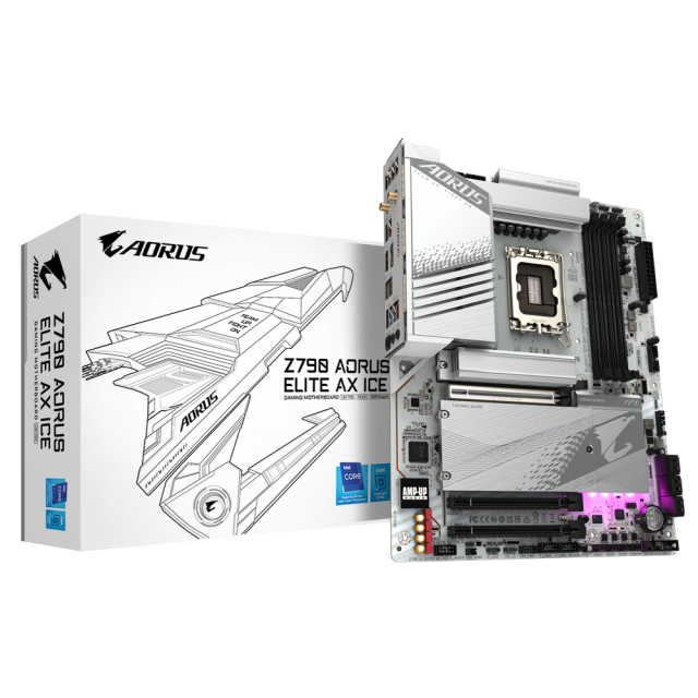 Дънна платка GIGABYTE Z790 AORUS ELITE AX ICE LGA 1700 