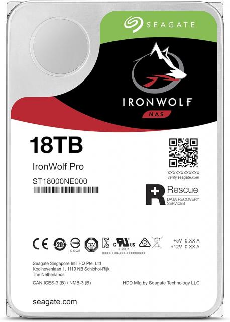 Хард диск SEAGATE IronWolf ST18000NE000, 18TB, 256MB Cache, SATA 6.0Gb/s 