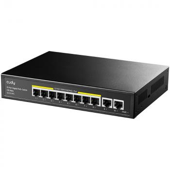 Switch Cudy FS1006PL, 8-Port 10/100/1000, PoE+ Switch with 2 Uplink Ports