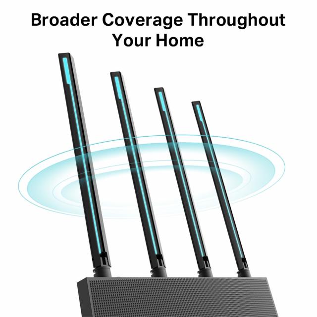 Безжичен рутер TP-Link Archer C80 AC1900, 2.4/5 GHz, 600 - 1300 Mbps, 10/100/1000 