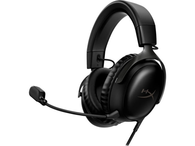 Геймърски слушалки HyperX Cloud III, Микрофон, Черно 