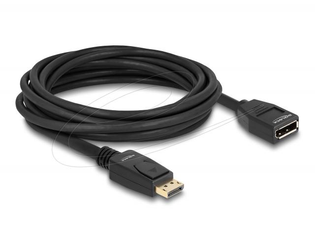Delock Удължителен кабел DisplayPort 1.2, 4K, 60 Hz, 5 m 