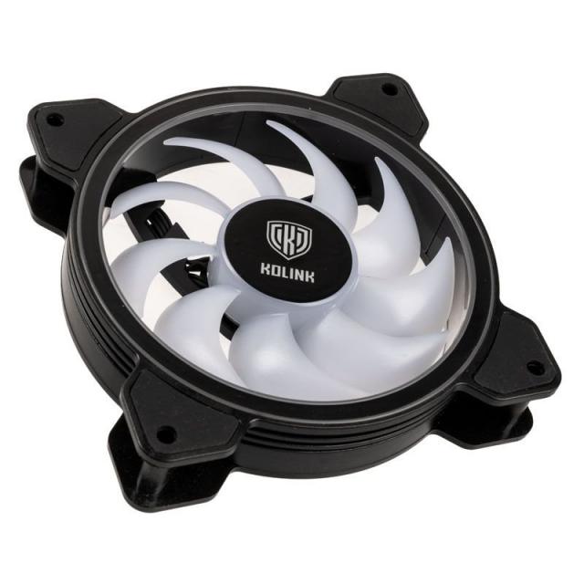 Fan Kolink Umbra 120mm, ARGB, PWM, Black 