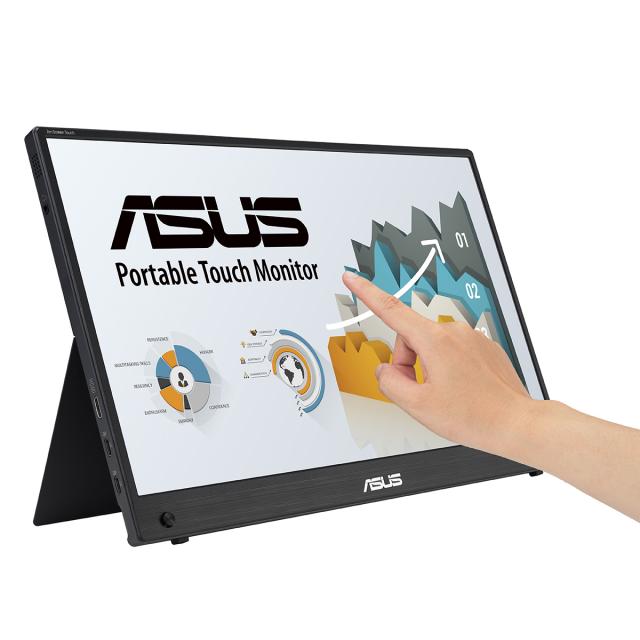 Монитор ASUS ZenScreen Touch MB16AHT, 15.6" FHD (1920x1080) IPS 