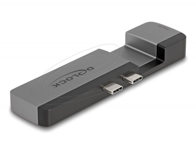 Delock Docking Station for MacBook Pro / MacBook Air Thunderbolt™ 4 with 5K Resolution / 100 W PD / 10 Gbps Hub / LAN / Audio 