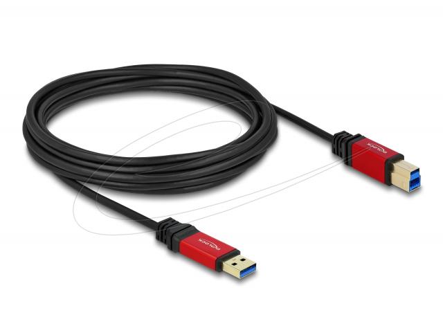 Delock USB 5 Gbps Cable Type-A male to USB 5 Gbps Type-B male 5 m Premium 