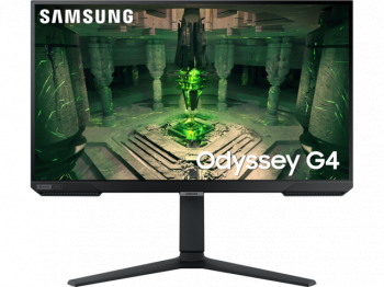 Monitor SAMSUNG 27BG400 27"Odyssey G4, 1920x1080, IPS 240Hz, 1 ms, 400cd/m2, 1000:1, DP, 2xHDMI, Black