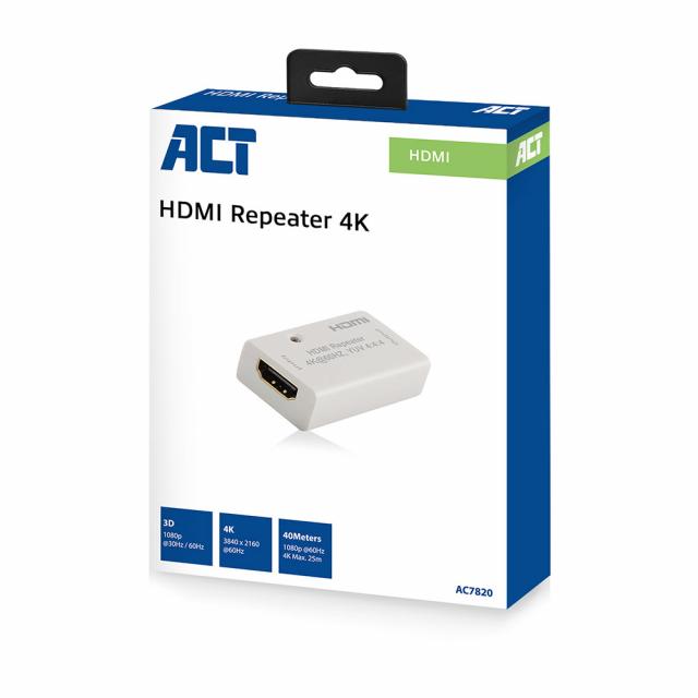 HDMI repeater, up to 40 meter, 4K support 