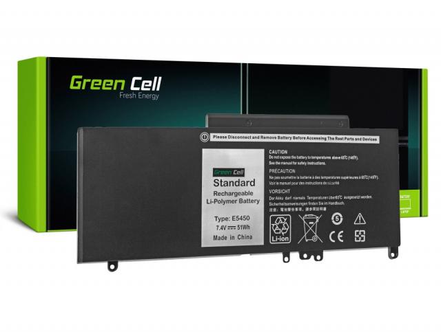 Батерия  за лаптоп GREEN CELL, Dell Latitude E5450 E5470 E5550 E5570, 7.4V, 6900mAh 