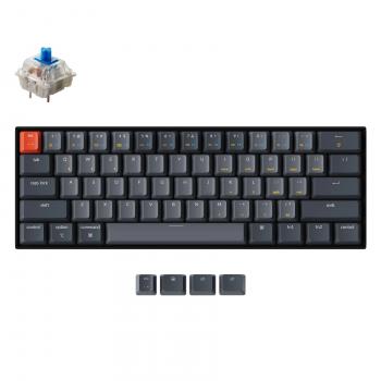 Mechanical Keyboard Keychron K12 Hot-Swappable 60% Gateron Blue Switch White LED ABS