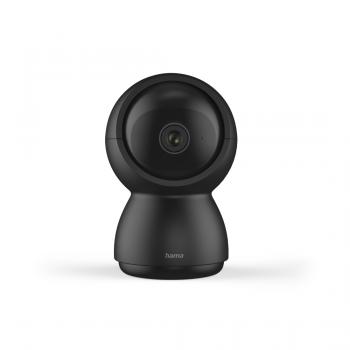 Hama Surveillance Camera, WLAN, Indoors, Pivotable, Night Vision, Recording, black