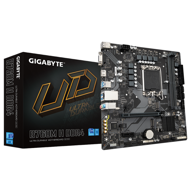 Motherboard GIGABYTE B760M H, socket 1700 