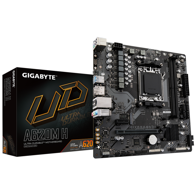 Дънна платка GIGABYTE A620M H socket AM5, DDR5 