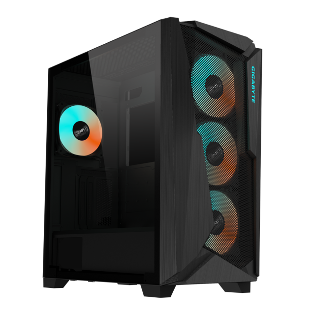 Case Gigabyte C301 Black V2, TG, Mid-Tower 