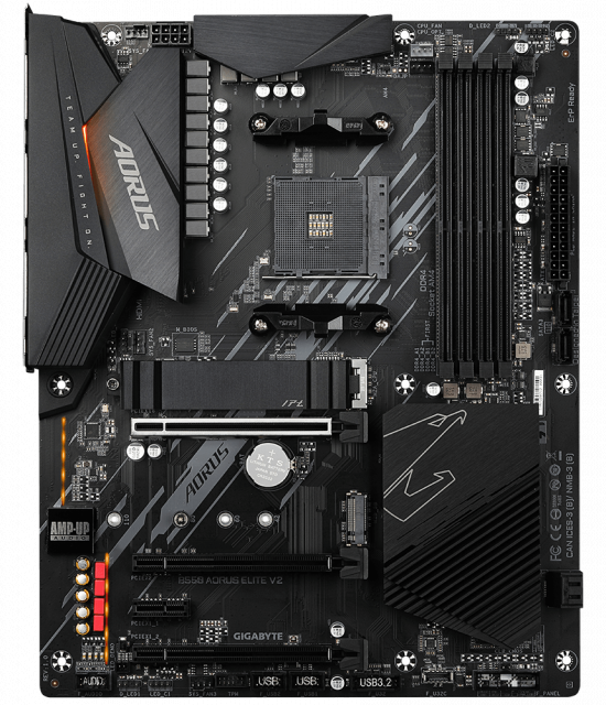 Дънна платка GIGABYTE B550 AORUS ELITE V2 Socket AM4 