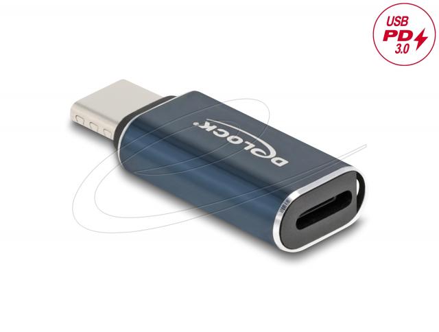 Delock Adapter USB 2.0 Type-C™ male to Lightning™ female PD 3.0 