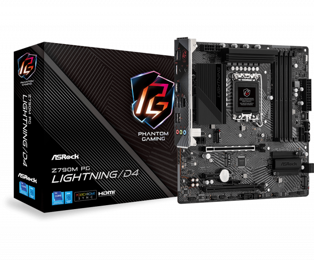 Motherboard  ASROCK Z790M PG Lighting , LGA 1700 