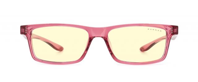 Blue light glasses for kids Gunnar Cruz Kids Large, Amber Natural, Pink 