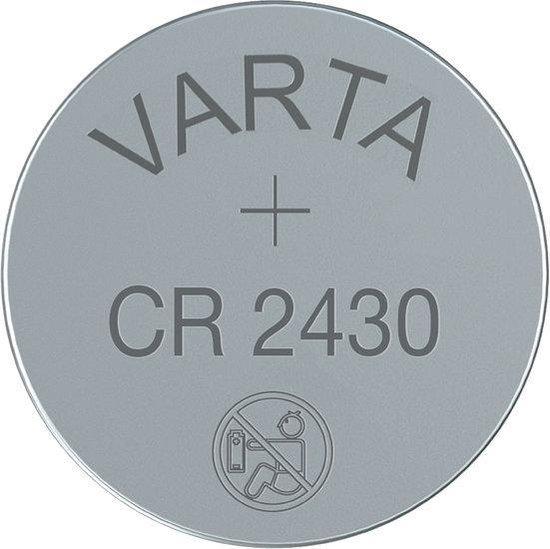 Lithium Button Battery CR 2430 1pc  bulk 3V  VARTA 