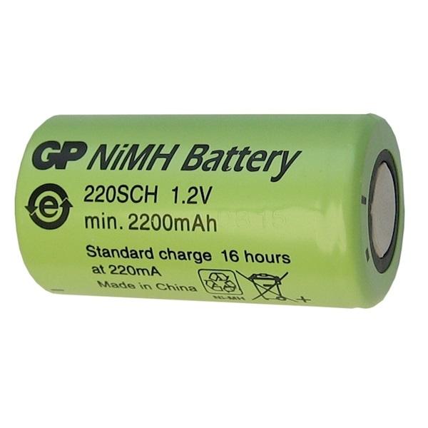 Акумулаторна батерия GP NiMH SC 1.2V 2200mAh 1бр. GP BATTERY 