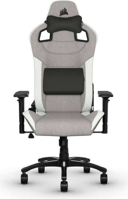 Gaming chair Corsair T3 RUSH - Fabric Grey/White 