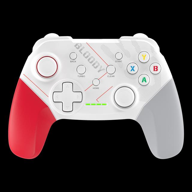 Gamepad A4tech Bloody GPW50, Dual-mode Wireless & Wired, White 