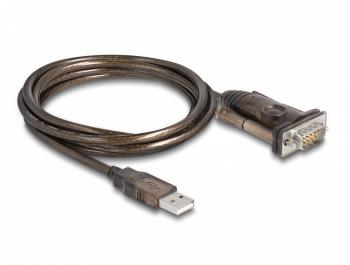 Delock Adapter USB 2.0 Type-A to 1 x Serial RS-232 D-Sub 9 pin