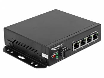 Delock Gigabit Ethernet Switch 4 Port + 1 SFP